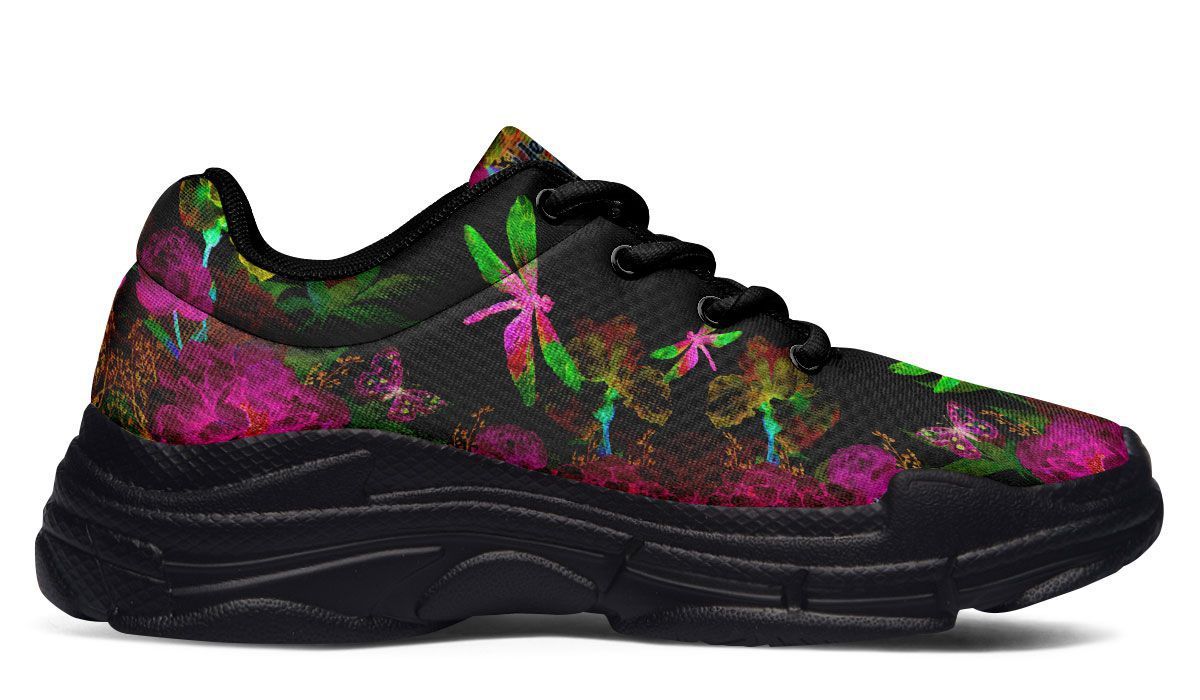 Chunkysneakers-105flowersanddragonflyblack02372-Blk-YWV-STR3.jpg